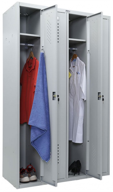 Шкаф металлический для одежды LS-41