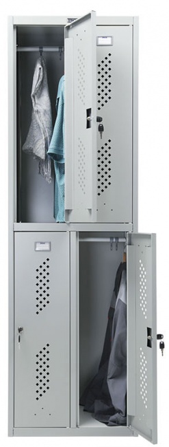 Шкаф металлический для одежды LS-22