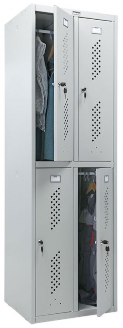 Шкаф металлический для одежды LS-22