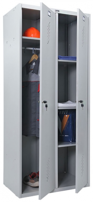 Металлический шкаф для раздевалок ПРАКТИК LS-21-80 U