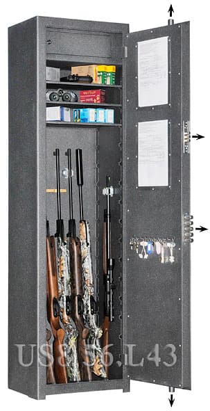 Универсальный сейф для документов, пистолетов, боеприпасов US8 56.L43