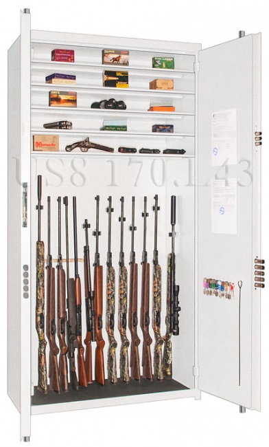 Сейф для документов, оружия, боеприпасов и пистолетов US8 170.L43