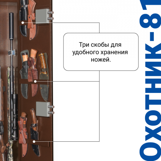 Оружейный шкаф Охотник-81