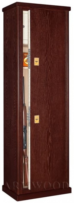 Элитный оружейный сейф в дереве Armwood-535.074 Lux (один из многих вариантов дизайна)
