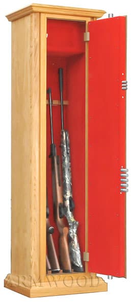 Элитный оружейный сейф в дереве Armwood-95 G Flock (один из многих вариантов дизайна)